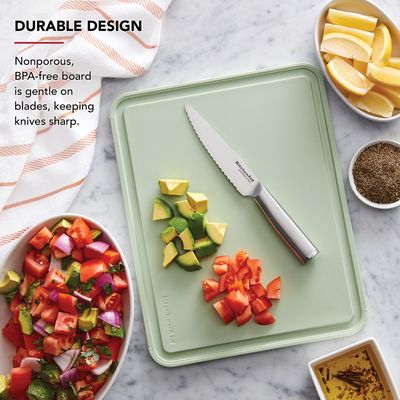 KitchenAid 11x14" Poly Pistachio Cutting Board