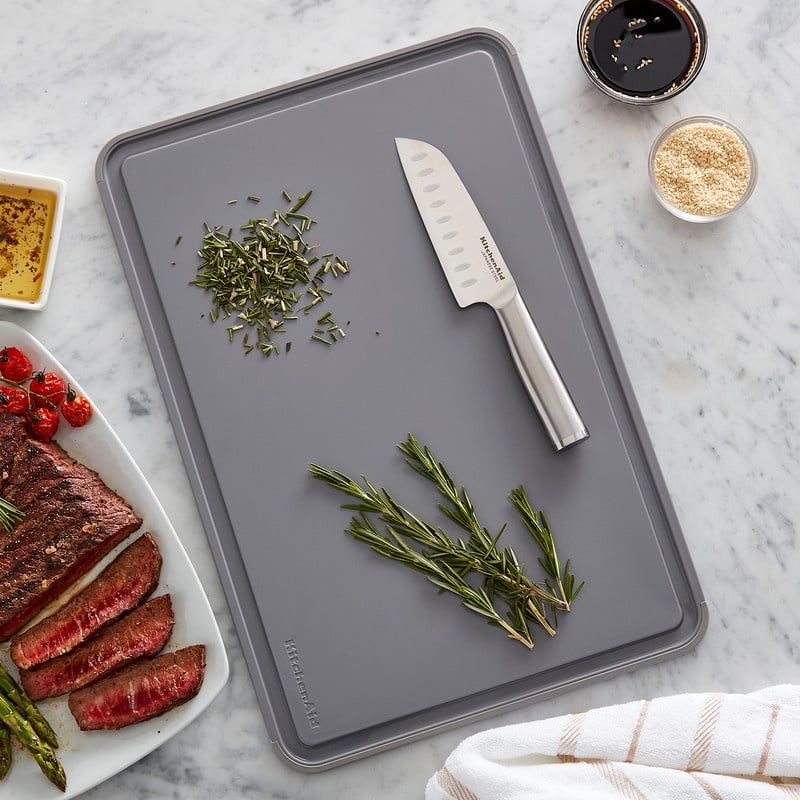 12x18" Poly Charcoal Cutting Board