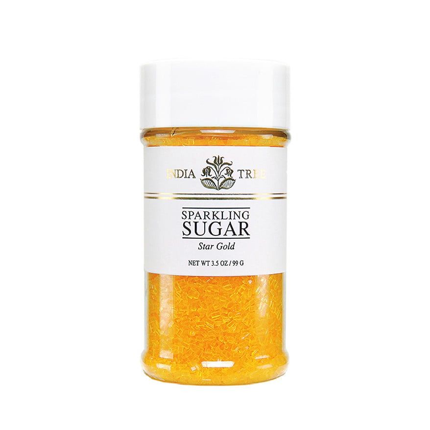 Sparkling Gold Star Sanding Sugar