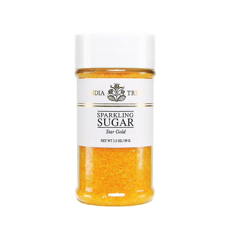 Sparkling Gold Star Sanding Sugar