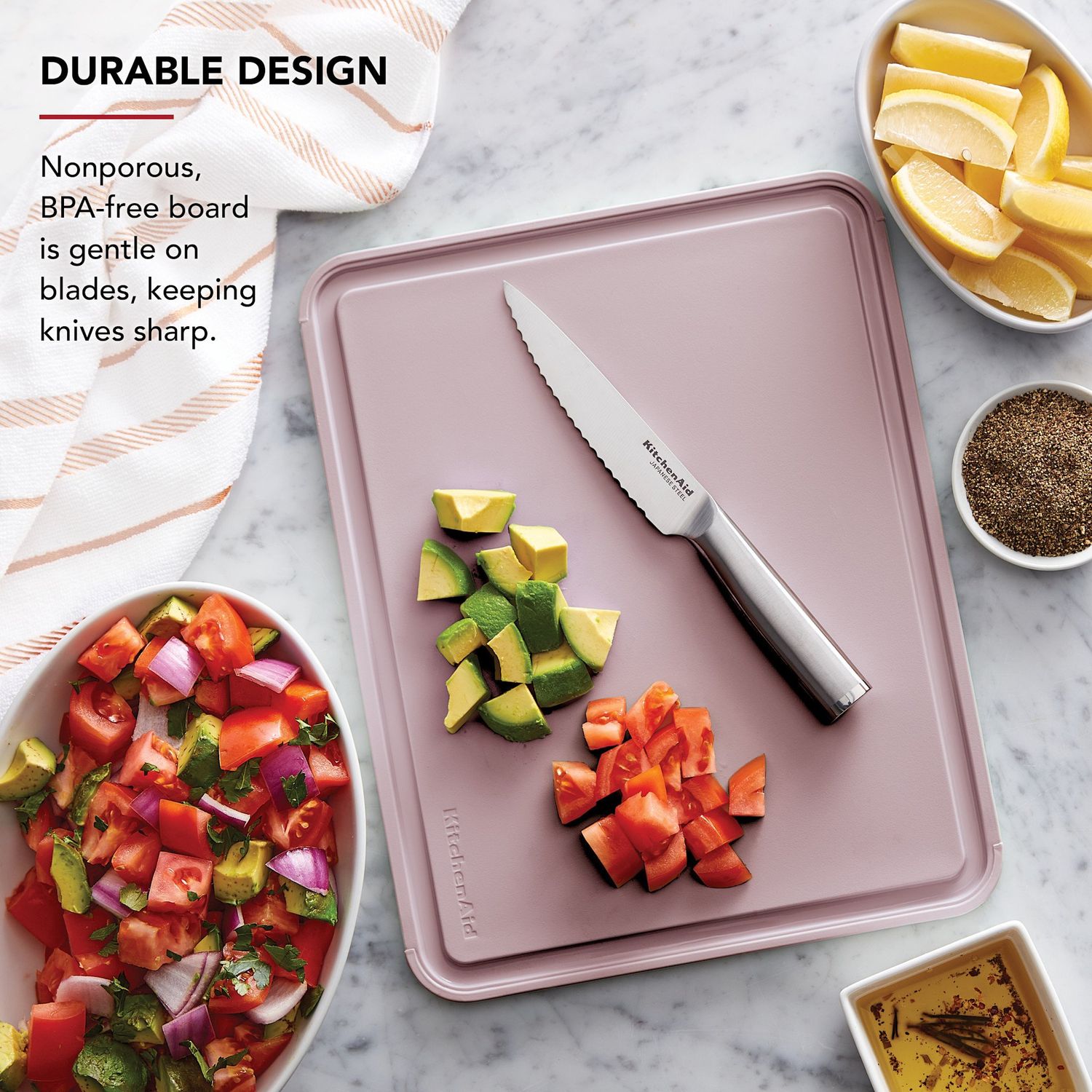 8x10" Poly Dried Rose Cutting Board