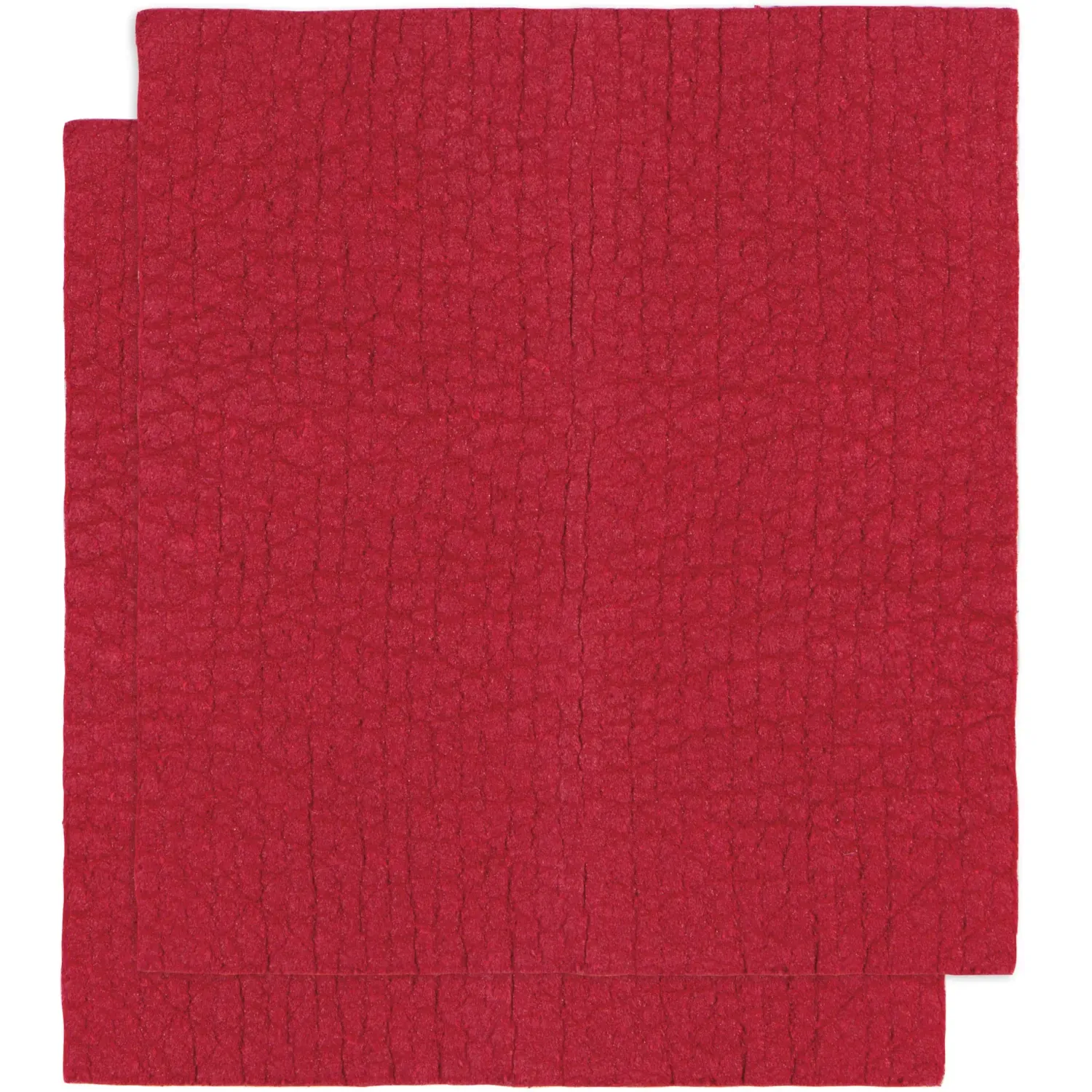 Red Cellulose Dishcloths, set of 2