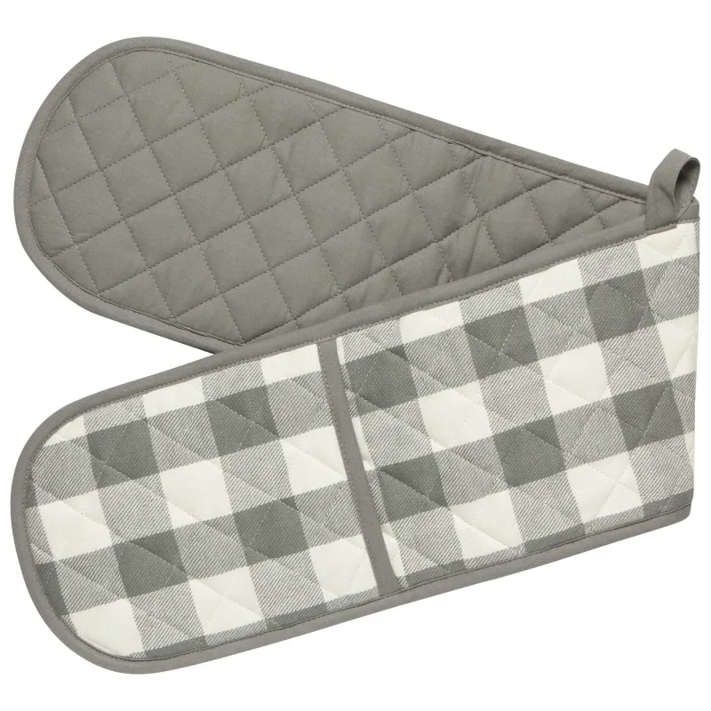 Grey Double Oven Mitt