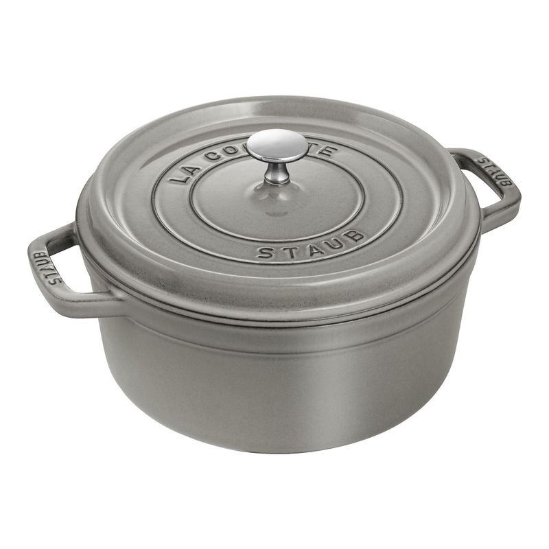 Staub 4 quart Graphite Grey Dutch Oven