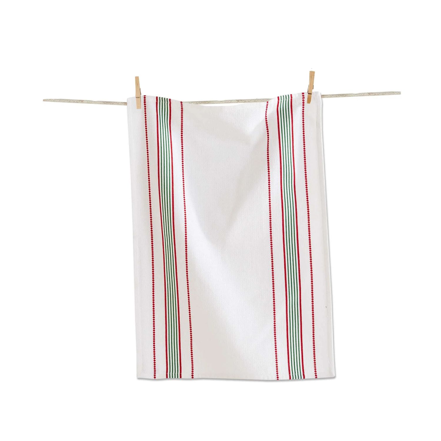 Holiday Striped Dishtowel