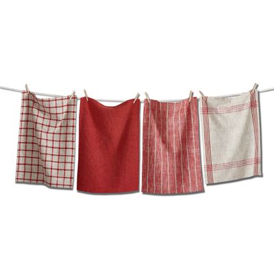 Canyon Red Dishtowels, set of 4