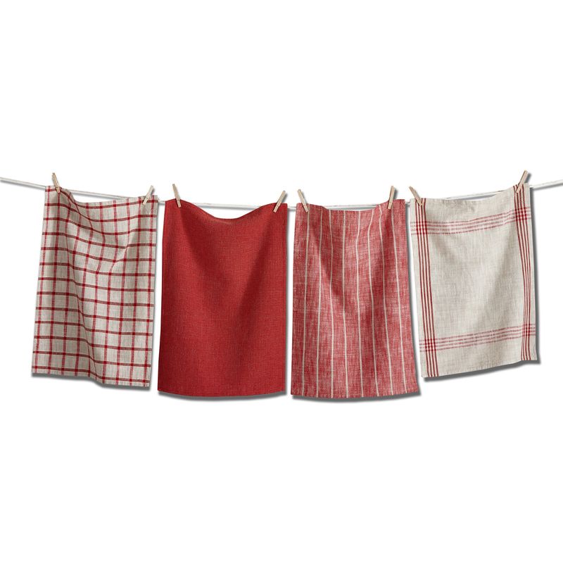 Canyon Red Dishtowels, set of 4