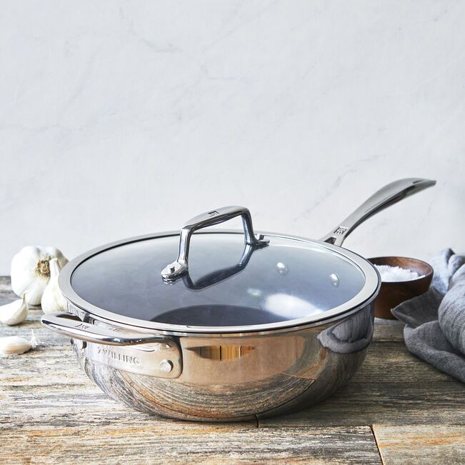 Zwilling Henckels 4.5 quart Ceramic &amp; Stainless Steel Saute Pan