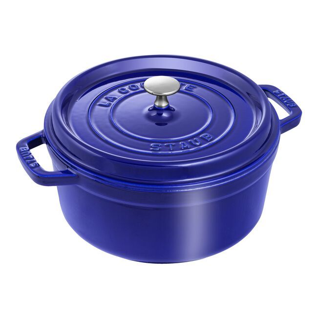 Staub 4 quart Dark Blue Dutch Oven
