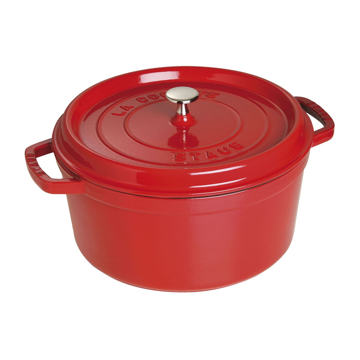 Staub 7 quart Cherry Red Dutch Oven