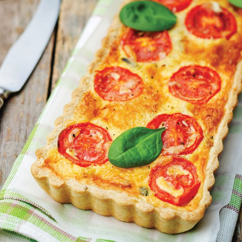 13.75x4.25" Quiche Pan with Removable Bottom