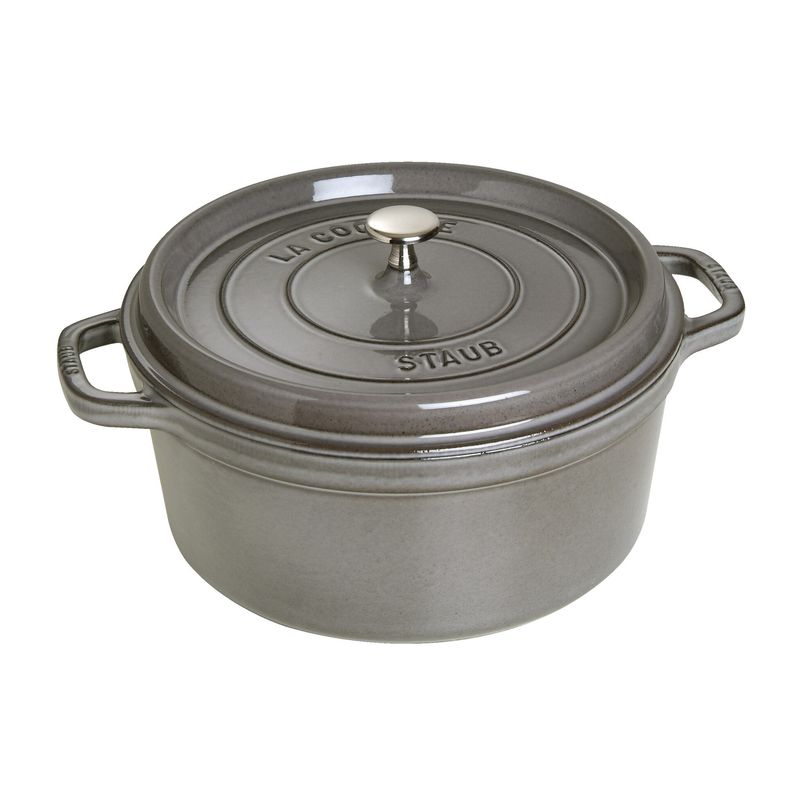 Staub 7 quart Graphite Grey Dutch Oven