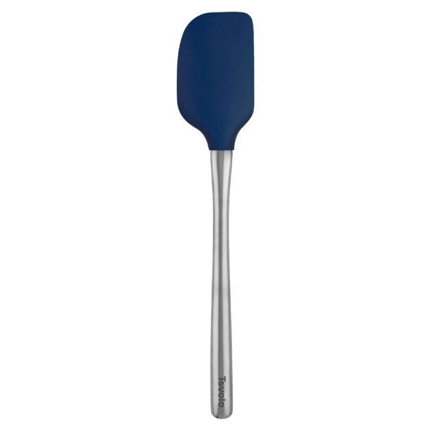 Indigo Silicone Spatula with Stainless Handle