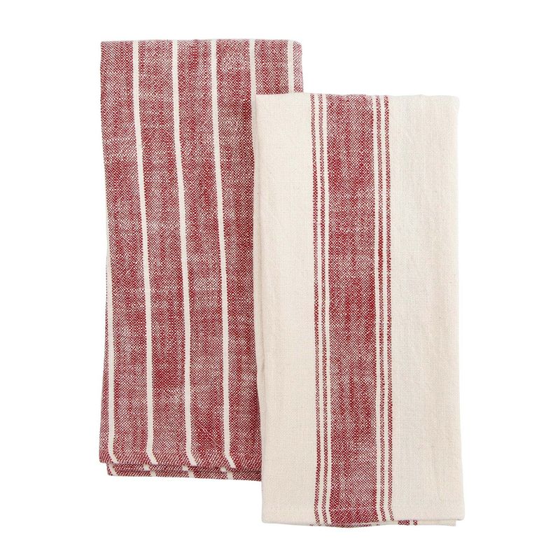 Firenze Wine Red Dishtowels, set of 2