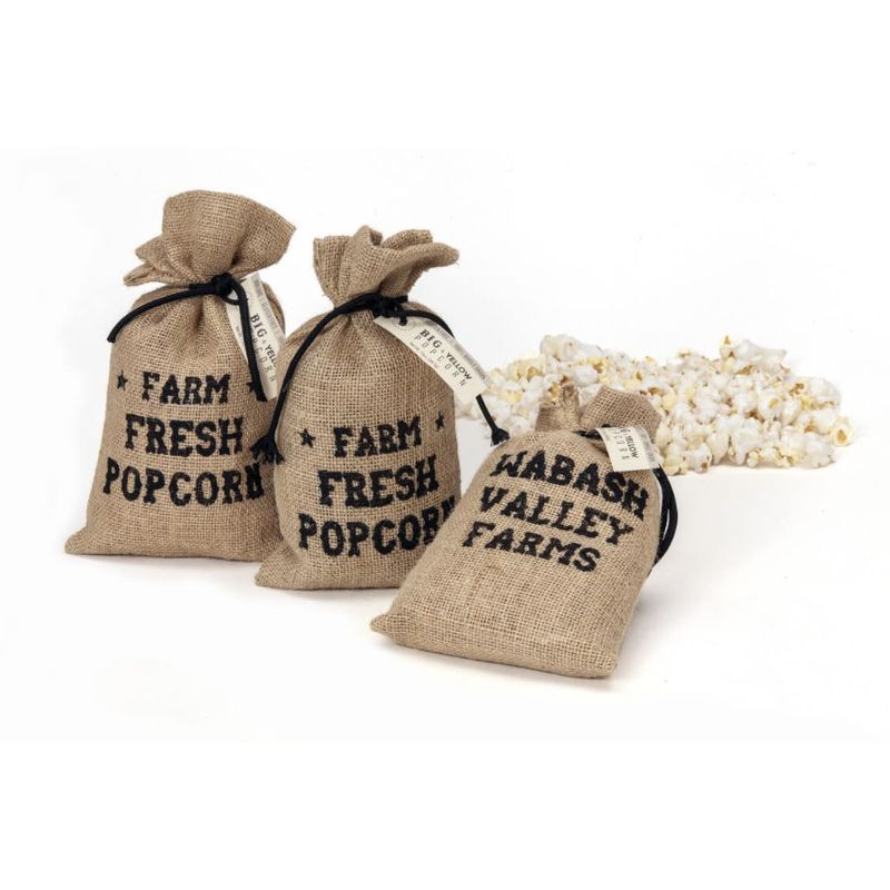 2lb Burlap Popcorn Bag