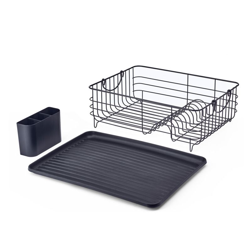 Charcoal Compact Dish Rack