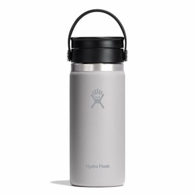 Hydro Flask 16oz Birch Grey Coffee Thermos