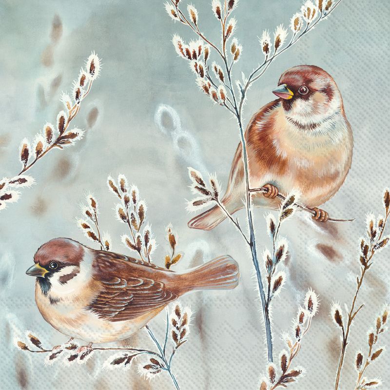 Winter Melody Lunch Napkins, set of 20