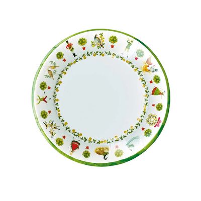 Twelfth Day Paper Dessert Plates, set of 8