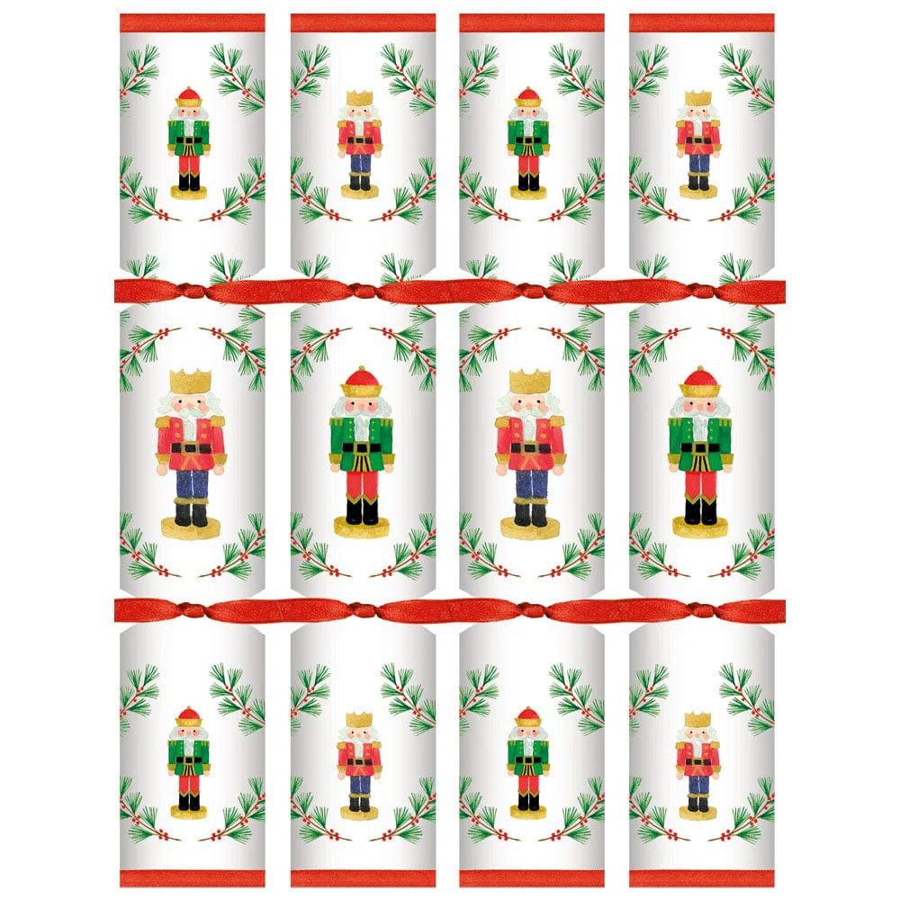 Nutcracker Christmas Crackers, set of 8
