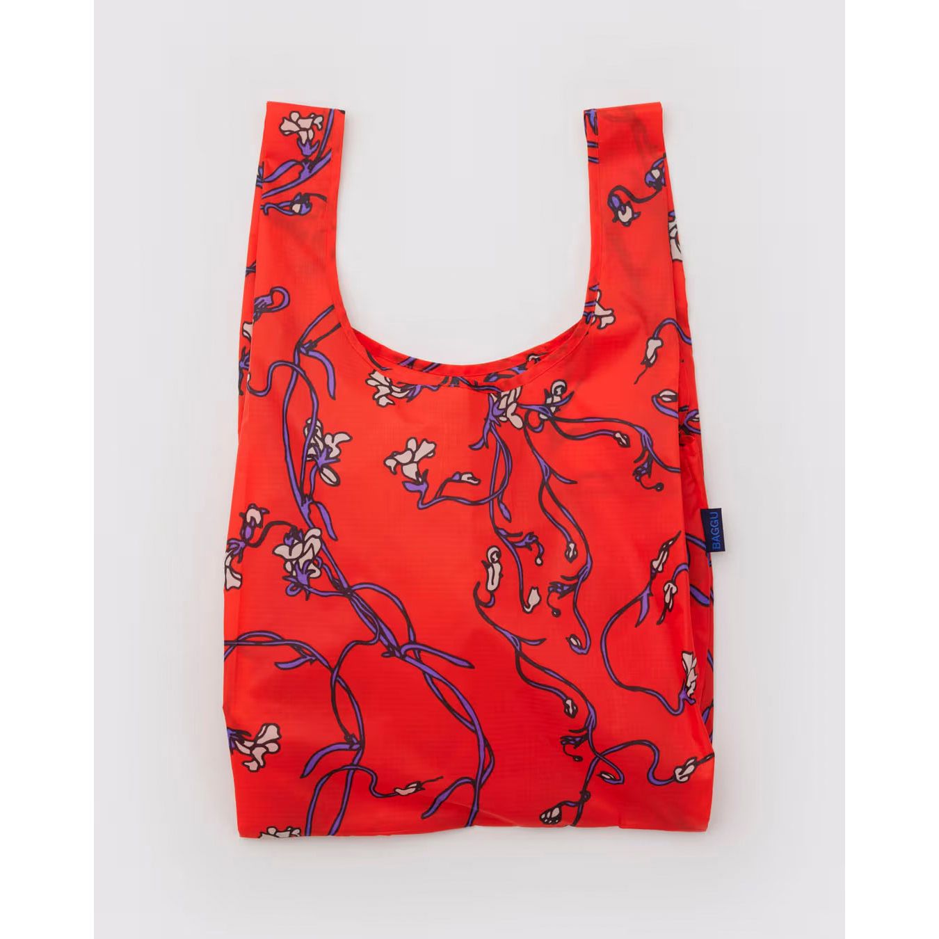 Red Snapdragon Baggu Reusable Tote Bag