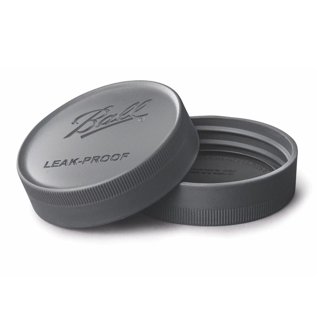 Regular Mouth Leak-Proof Plastic Lids, set of 6