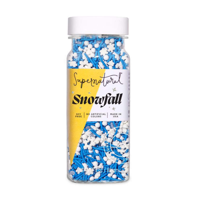 3oz Snowfall Mix Dye-Free Sprinkles