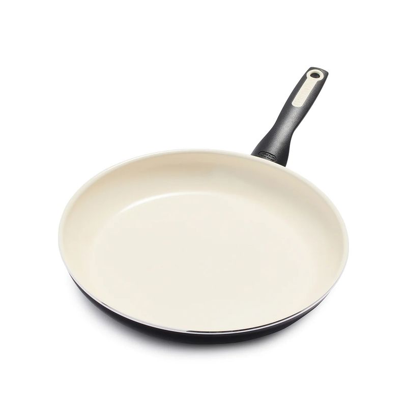 12" Black Ceramic Frying Pan
