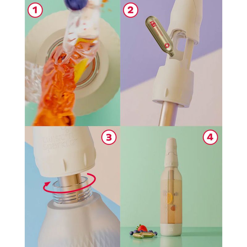 Sage Twist &amp; Sparkle Soda Maker Set