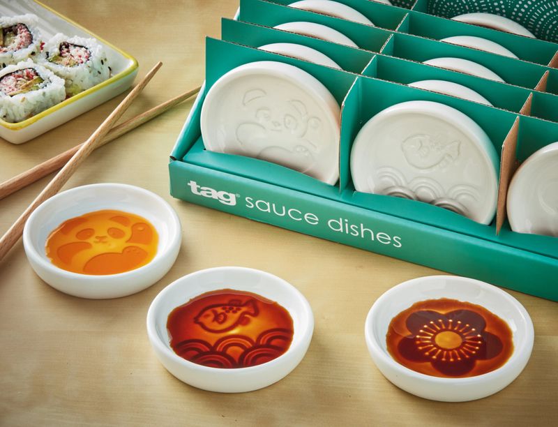 White Ceramic Sauce Dish