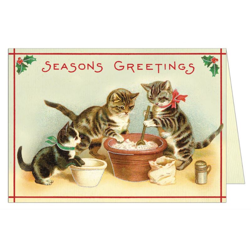 Christmas Cats Greeting Card