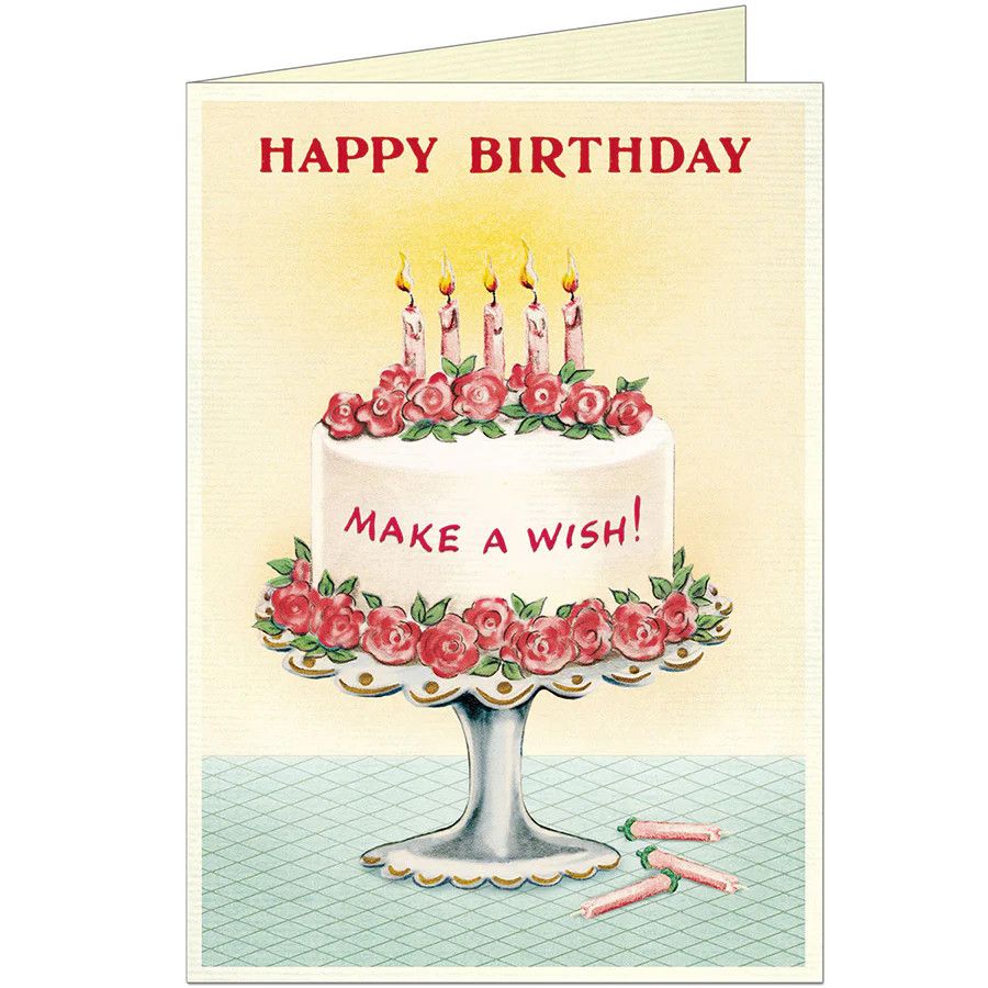 Birthday Cake Greeting Card
