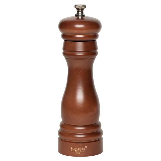 6" Walnut Stain Pepper Mill