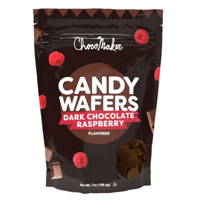 7oz  Dark Chocolate Raspberry Candy Wafers