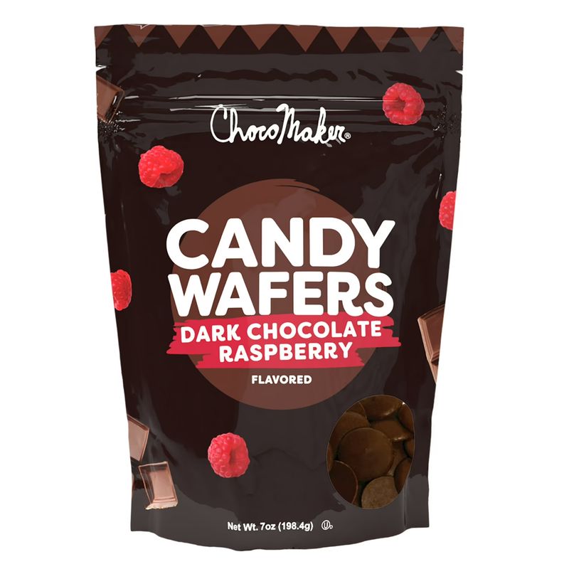 7oz  Dark Chocolate Raspberry Candy Wafers