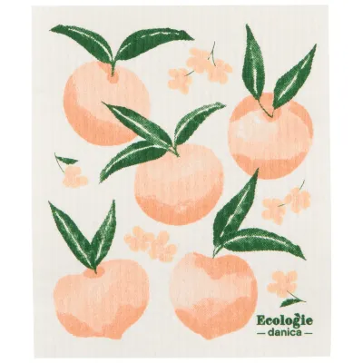 Peaches Cellulose Dishcloth