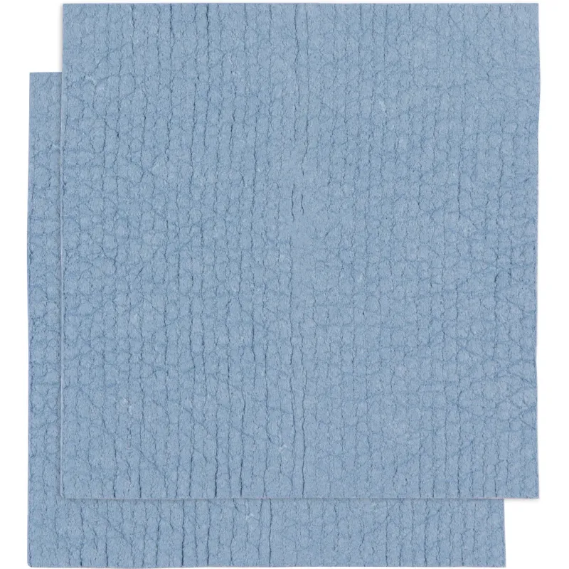 Slate Blue Cellulose Dishcloths, set of 2