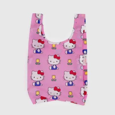 Hello Kitty Pink Baby Baggu Small Reusable Tote Bag
