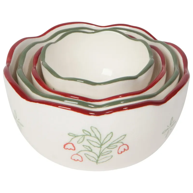 Camellia Nesting Bowls, set of 4