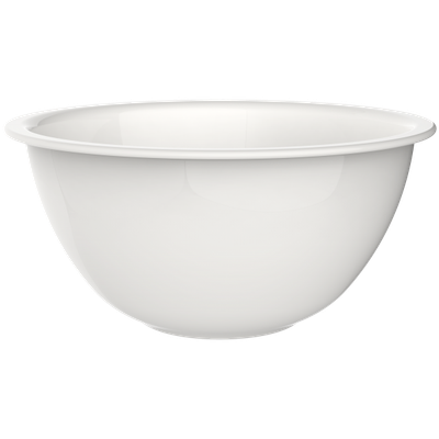 3 quart Milk Glass Mixing Bowl