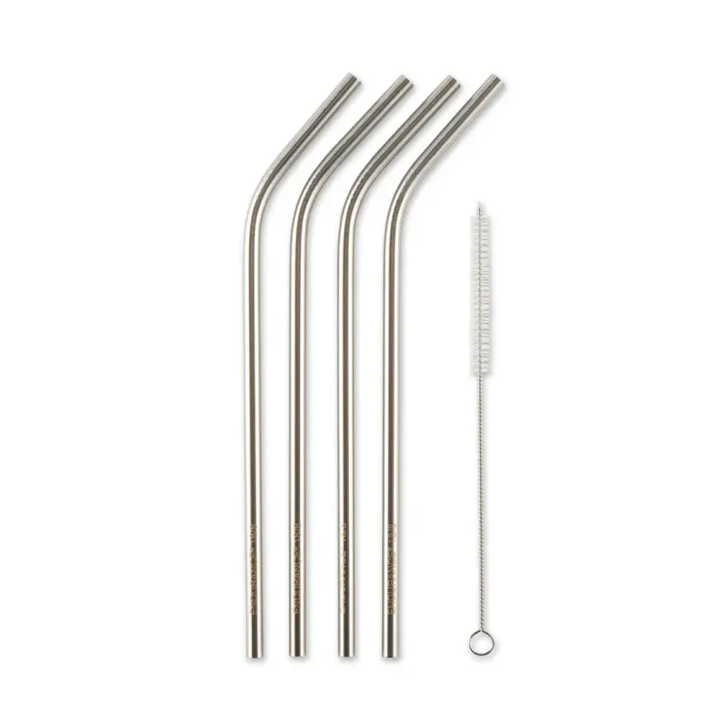 Bent Metal Straws