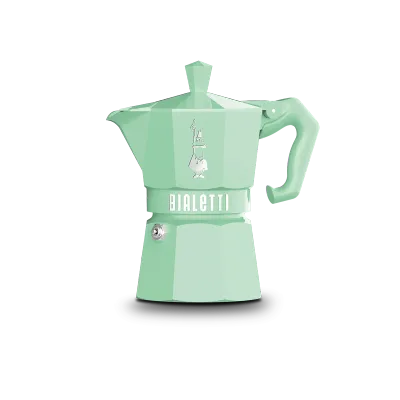 Bialetti Moka 3 cup Mint Green Espresso Maker