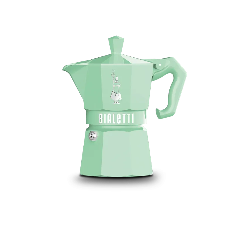 Bialetti Moka 3 cup Mint Green Espresso Maker