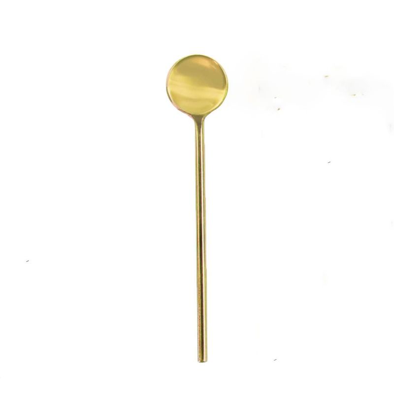Gold Condiment Spoon