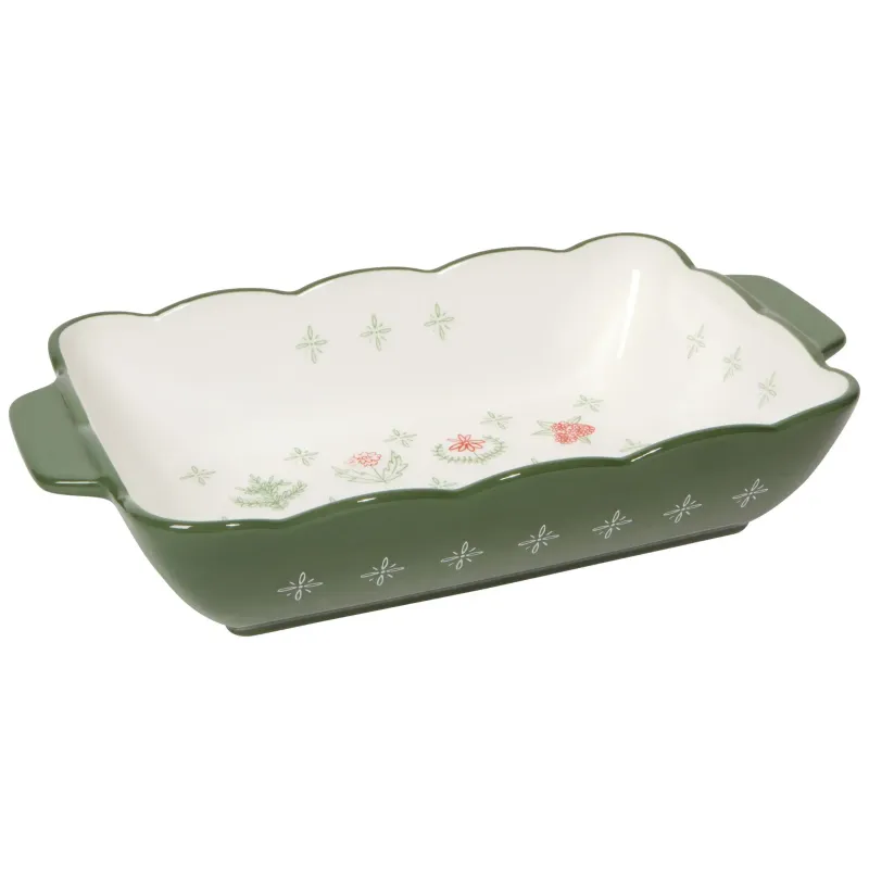 7.75x13” Camellia Baking Dish