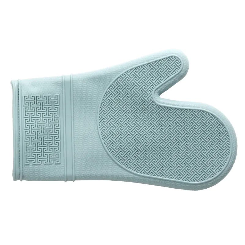 Teal Silicone Oven Mitt