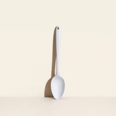 Large Studio White Silicone Spoon