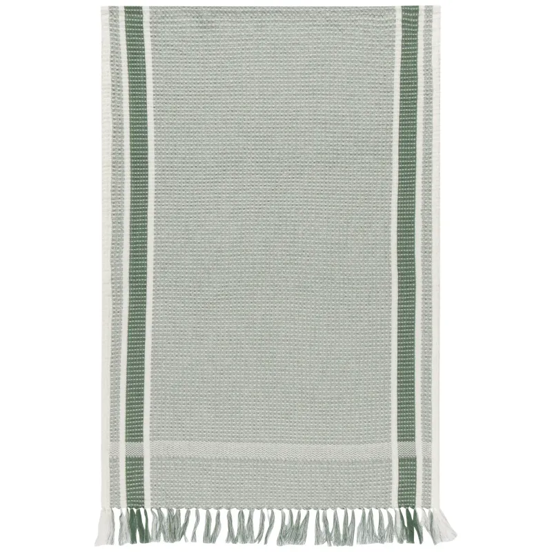 Jade Waffle Dishtowel
