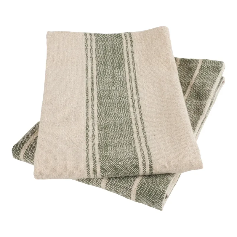 Firenze Olive Dishtowels, set of 2