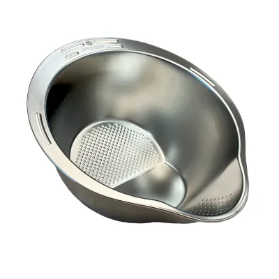 Stainless Steel Grain Washing Bowl &amp; Colander
